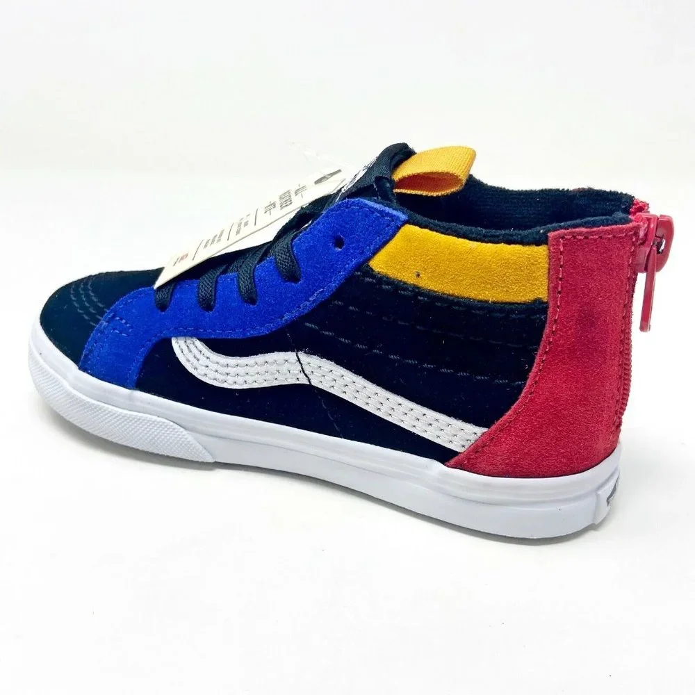 Vans Sk8 Hi Zip MTE Black Surf The Web Baby Toddler Sneakers - Picture 3 of 5